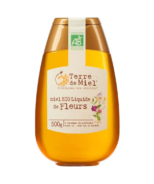 Miel de Fleurs Bio Squeezer. La Fourche.