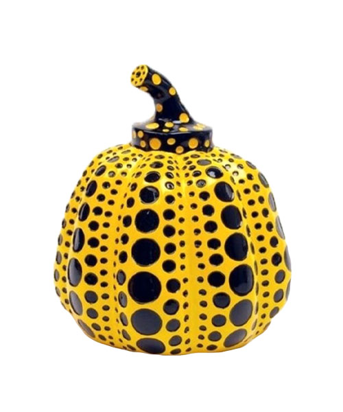 Céramique "Yellow Pumpkin Dots Obsession". Leboncoin.